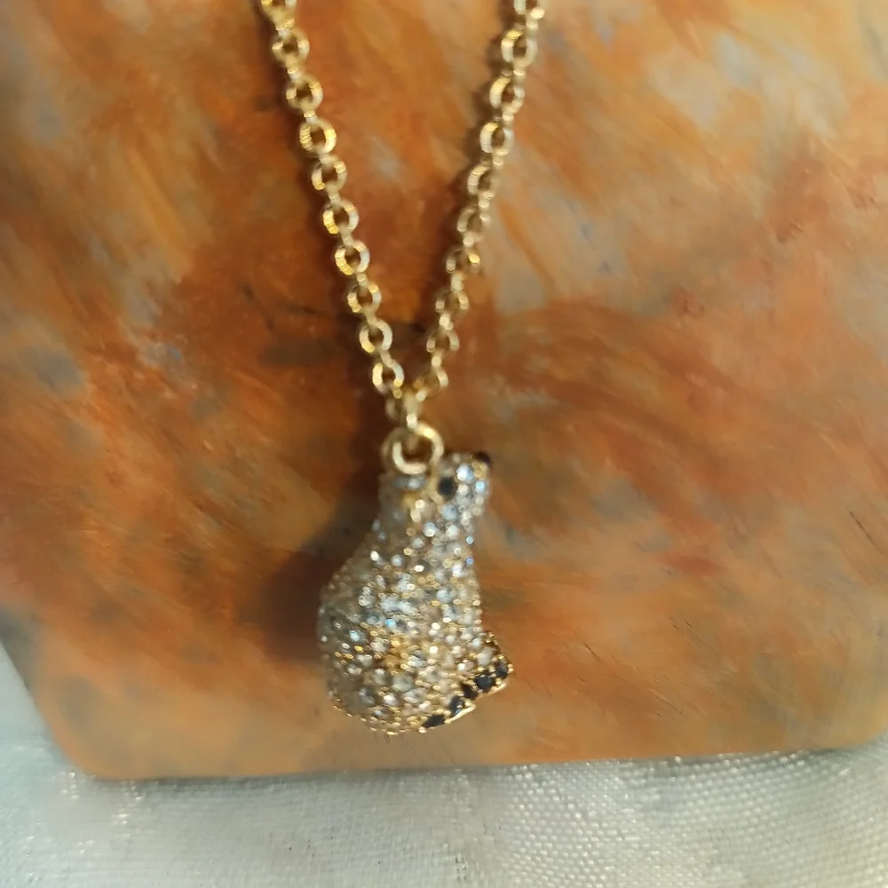Kate Spade Cold Comforts Polar Bear necklace